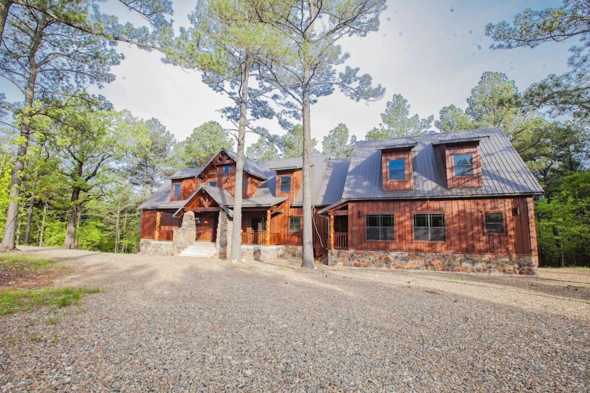 Stone Mountain Lodge 5000Sqft 6 Bed Game Room Pool Table Hot Tub Брокен-Боу Екстер'єр фото