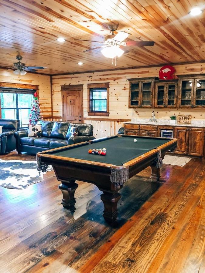 Stone Mountain Lodge 5000Sqft 6 Bed Game Room Pool Table Hot Tub Брокен-Боу Екстер'єр фото