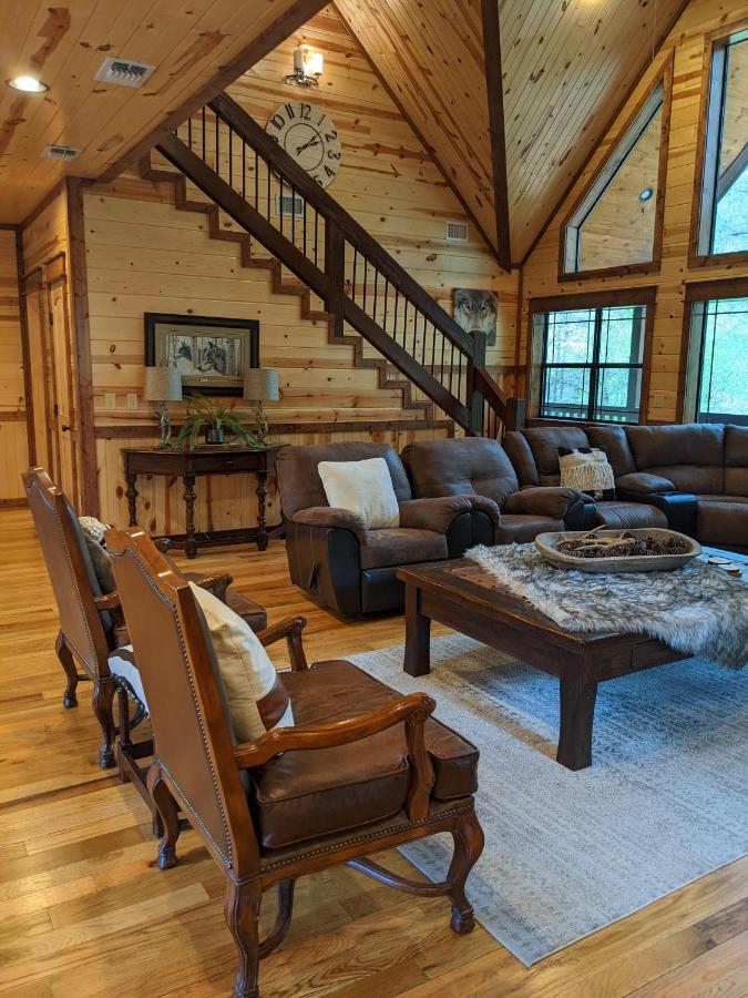 Stone Mountain Lodge 5000Sqft 6 Bed Game Room Pool Table Hot Tub Брокен-Боу Екстер'єр фото