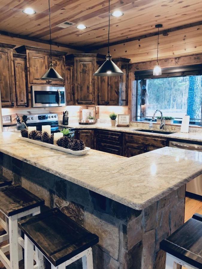 Stone Mountain Lodge 5000Sqft 6 Bed Game Room Pool Table Hot Tub Брокен-Боу Екстер'єр фото