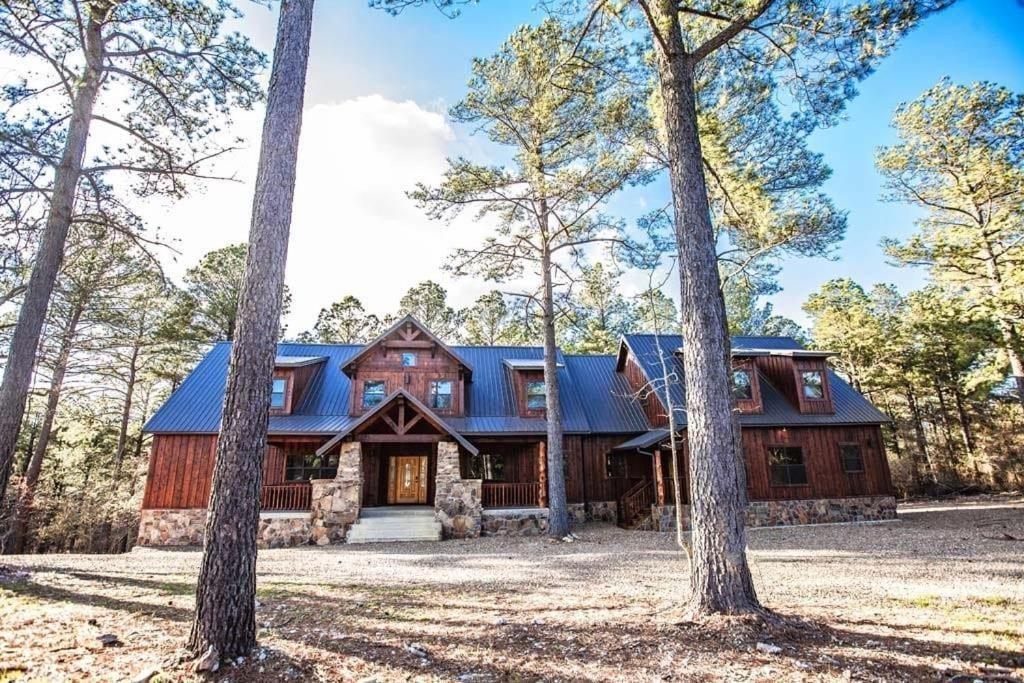 Stone Mountain Lodge 5000Sqft 6 Bed Game Room Pool Table Hot Tub Брокен-Боу Екстер'єр фото